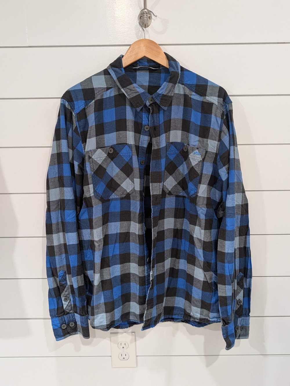 Men's StioMiter Lightweight Flannel Shirt Alpine Lake Plaid / Large